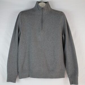 Michael Kors Gray Quarter Zip Pull Over Sweater Mens Size M